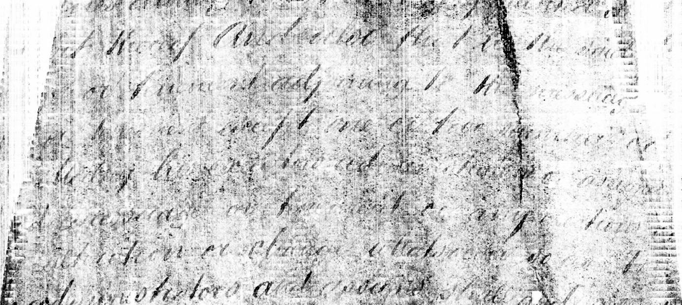Depois que um software rene as imagens colhidas,  possvel ler o
documento como se ele estivesse esticado  (EPSRC/Divulgao)